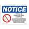 Signmission OSHA, Tobacco Free Campus, 10in X 7in Rigid Plastic, 7" W, 10" L, Landscape, OS-NS-P-710-L-16733 OS-NS-P-710-L-16733 - alternate 1
